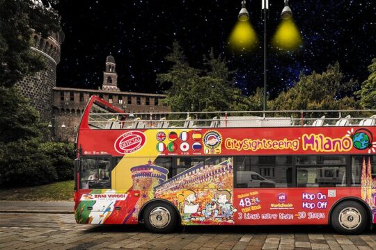 Milan Night Tour by Open Bus