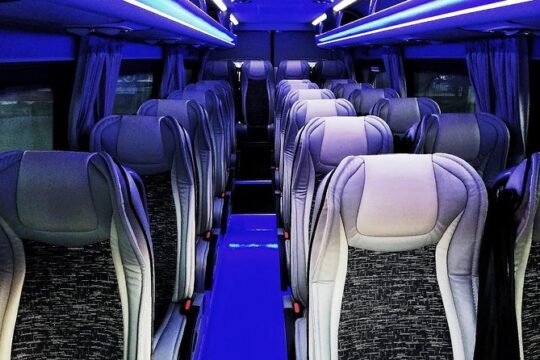 Krakow Airport Krakow City transfer by 22 seater Mercedes-Benz minibus