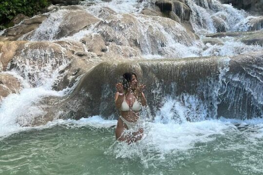 Dunn's River, Horse Back, Blue Hole Secret Falls from Montego Bay
