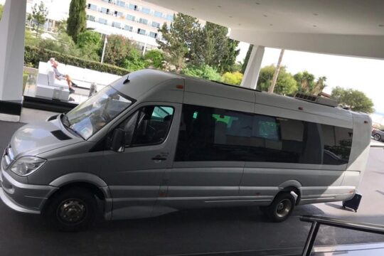 Larnaca Airport Private Transfers to Ayia Napa 1-15 passengers