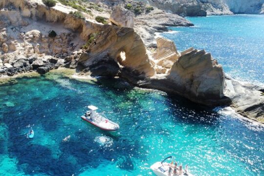 Es Vedra and Atlantis Private Boat Tour