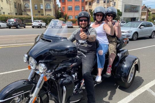 Private Tour of Melbourne in a Harley Davidson Trike