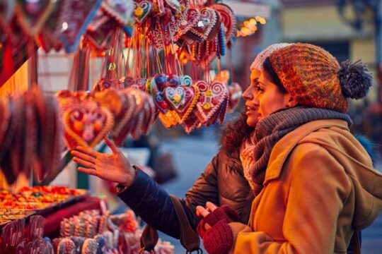 Unusual track game on Christmas markets in Amiens