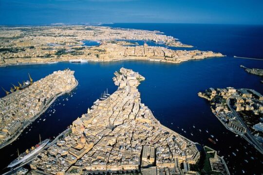 Grand Harbour & Marsamxett harbour cruise guided tour including transport