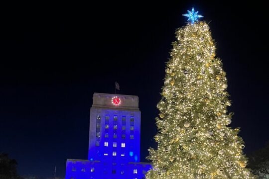 Christmas Eve in Houston