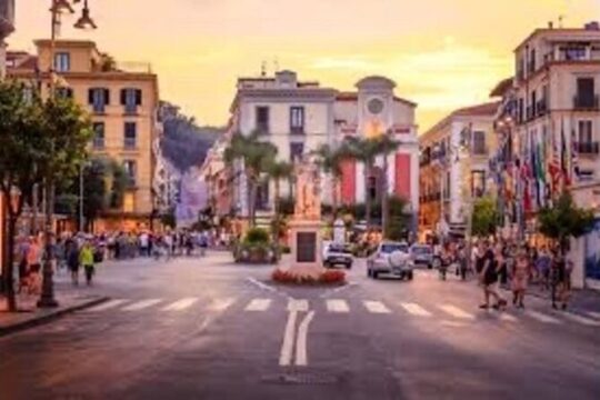 From Naples Station to Sorrento with 2 hours stop in Herculaneum