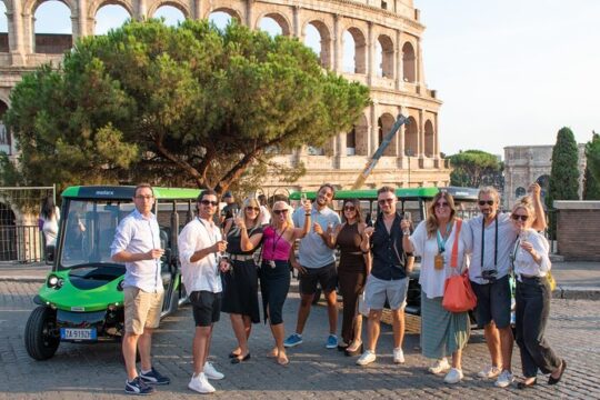 Rome Highlights Express Golf Cart Tour
