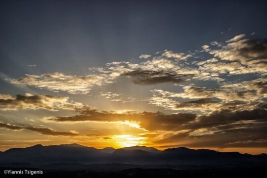 Sunset Serenity: Olive Grove, Giouhtas Pick, Archanes delights