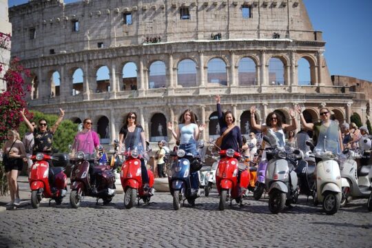 Explore Rome on Vintage Vespa with Tiramisu