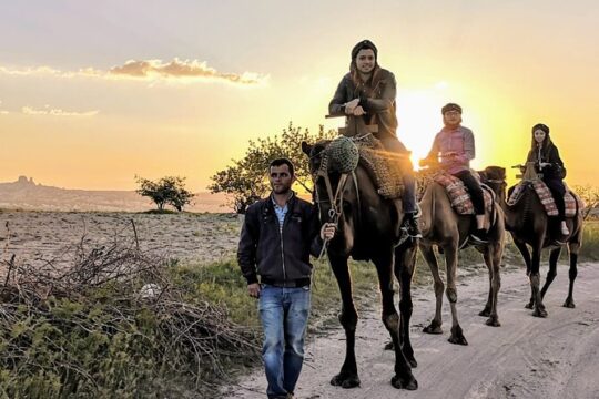 Sunrise and Sunset Camel Ride with Stunning Cappadocia Views