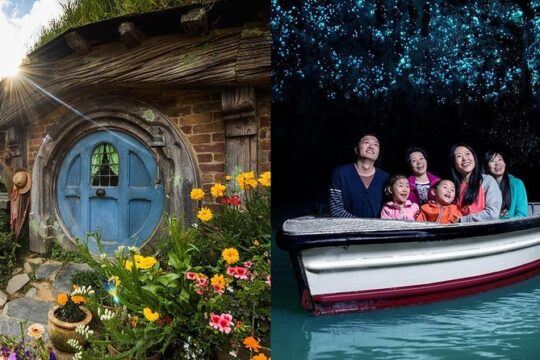 Premium Hobbiton & Waitomo Caves Small Group Tour from Auckland