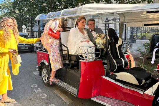 Highlights of Paris in private eco tuk tuk tours