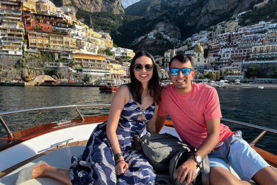 Capri Full Day SemiPrivate Boat Tour and City Visit from Positano