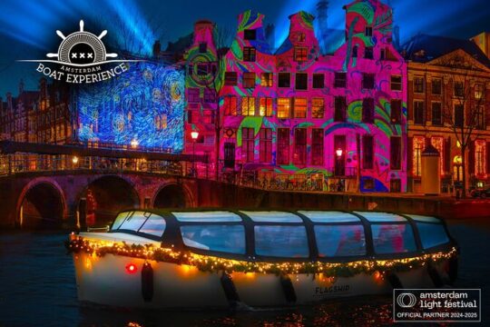 Amsterdam Light Festival: Canal Cruise Luxury Boat