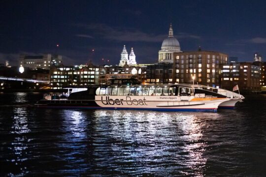 London Roundtrip Thames Cruise Uber Boat by Thames Clippers