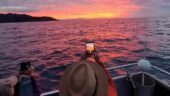Glass off at sunset