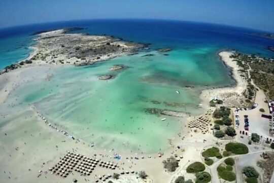 Elafonisi, The exotic pink beach of Crete! Tour from Heraklion.