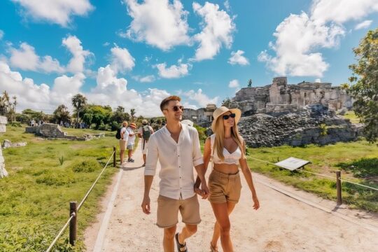 Guided Tour of Archaeological Zone of Tulum + Cenote Swim
