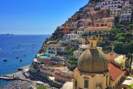 Amalfi Coast Luxury Private Boat Tour from Capri or Napoli