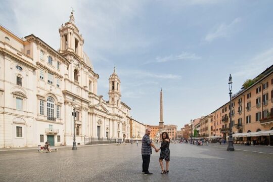 Private Shore Excursion from Civitavecchia Port: Honeymooners Rome Tour Professional Photographer Included