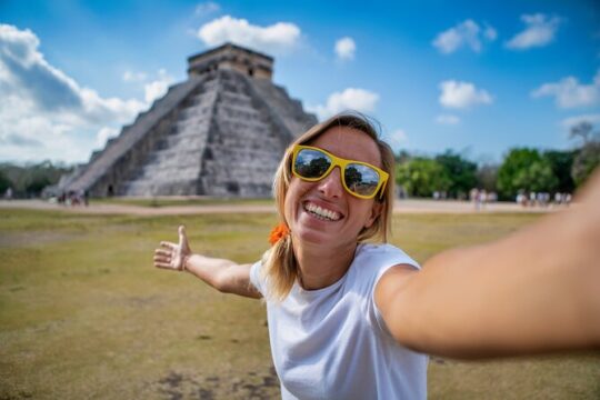 Chichen Itza Cenote Swim and Izamal Excursion with lunch