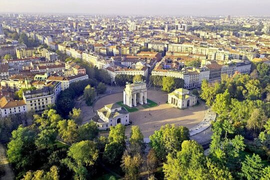 Milan's Branca Tower and Sforza Castle Walking Tour