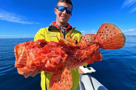 Half-seabed or rod fishing tour with bolentino