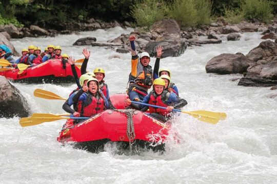 Rafting in Interlaken from Lucerne