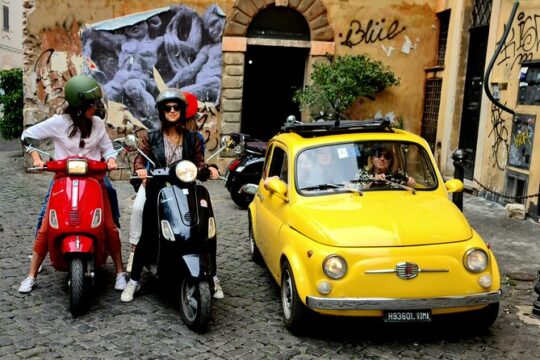Fiat 500 Vintage Tour in Rome