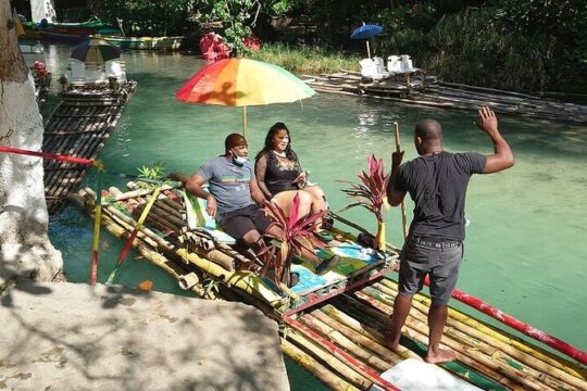Jamaica Martha Brae Bamboo Rafting with Bus Transportation