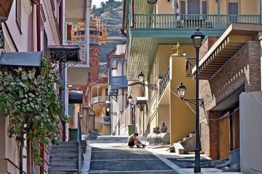 Tbilisi City Private Walking Tour, Ride by Cable Car to Narikala Fortress