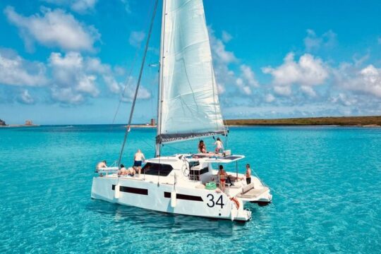 Shared Catamaran Excursion in the Gulf of Asinara from Stintino