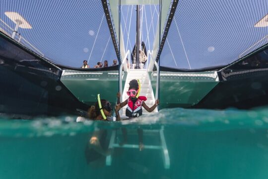 Grace Bay Luxury Catamaran Reef Snorkel Sail from Ritz-Carlton