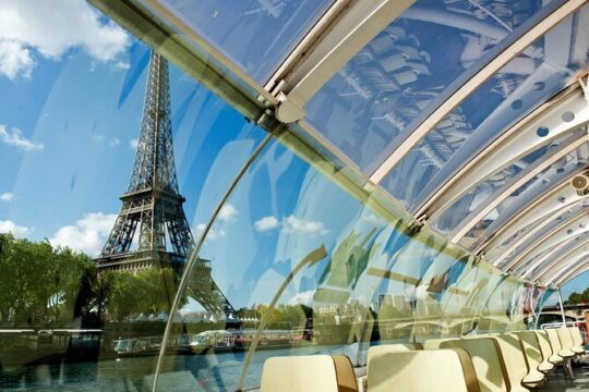 Paris: Batobus Hop-On Hop-Off Cruise & Landmarks Audio Tour