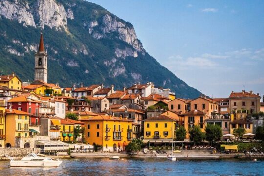 Varenna and Villa Carlotta with aperitif in Villa Monastero