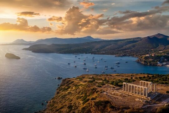 Small Group Cape Sounio and Beach with Entrance Fees