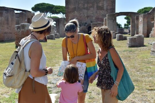 Ancient Ostia from Fiumicino Airport w/ Private Van Pickup