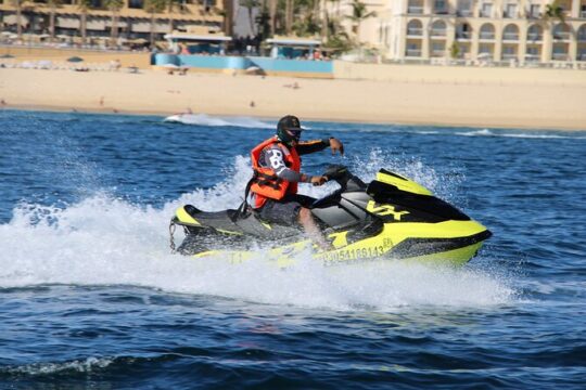 New Jetski in Cabo San Lucas Bay Mexico with Hotel Pickup