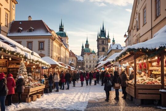 Christmas Private Daytrip - Vienna to Prague & back, English Speaking Driver