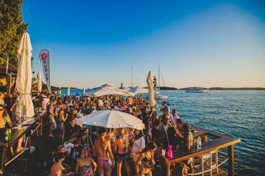 Beach Bars Laganini and Hulla Hulla Half-Day Private Boat Tour