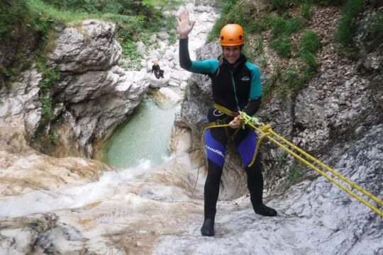 Canyoning Fratarica with a trip through the Julian Alps