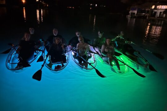 Three Sisters Sunset and Glow Clear Kayak & Wildlife Tour