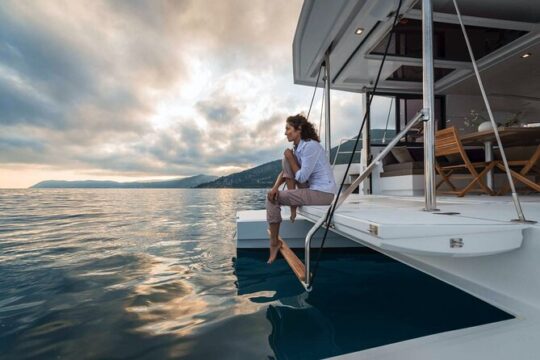 Barcelona Luxury Private Catamaran Sailing from Port Vell