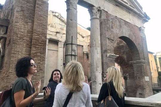 Rome: Night Sightseeing & Food Tour to Jewish Ghetto and Campo De'Fiori