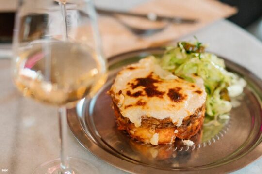 Greek Food pairing with traditional music in Pagrati Athens