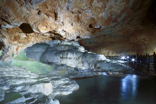 Daily Pamukkale and Kaklik Cave Tour with drop-off at Denizli Airport