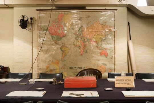 London: Churchill War Rooms Ticket & Political London Audio Tour
