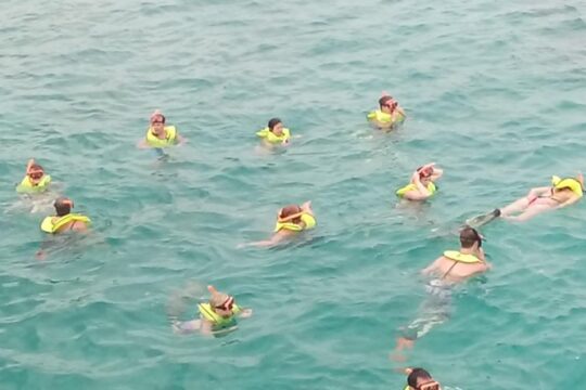 Catamaran Chillin Cruise Snorkel Tour Montego Bay To Negril Rick's Cafe