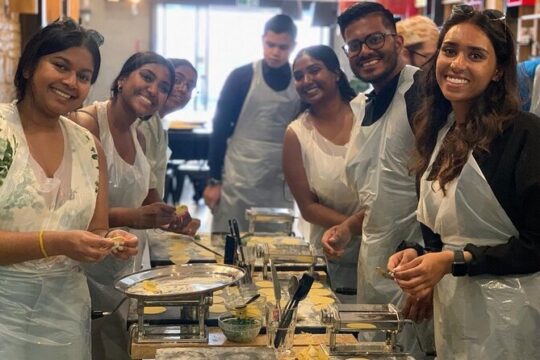 Bologna Pasta and Tiramisu Cooking Class with Wine