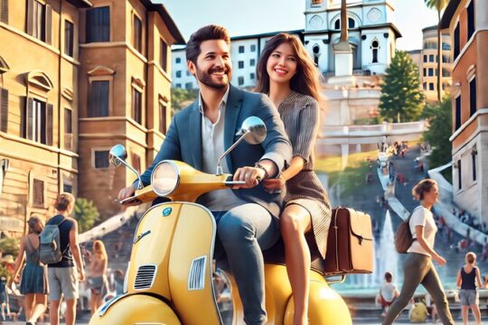 Scooter Vespa rental in Rome 48 hours